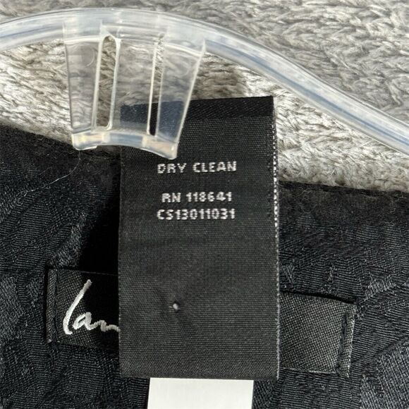 Lane Bryant Blazer Womens 20 Plus Size Black Jacquard Tuxedo Style Casual Party - Picture 8 of 9